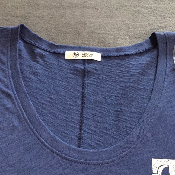 Texas Rangers Blue Blouse 100% Cotton Medium Cool - Picture 7 of 16